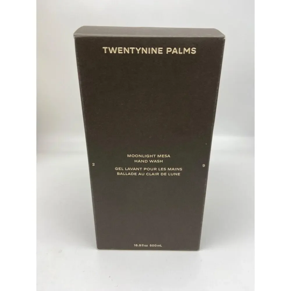Twentynine Palms Moonlight Mesa Hand Wash 16.9‎ fl oz Aloe Bergamot Jojoba NEW